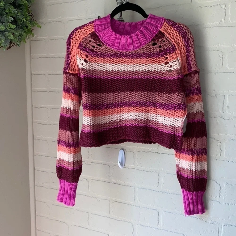FREE PEOPLE sweater DEVON soft knit xs NWT - Picture 3 of 9